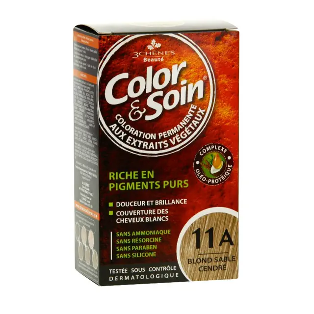 Les 3 Chênes Color & Soin 11A Blond Sable Cendré 135ml