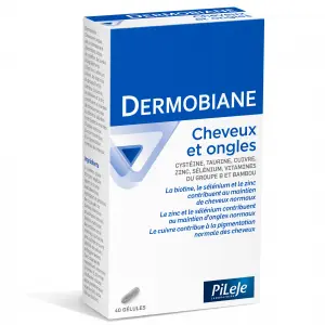 Pileje Dermobiane Cheveux et Ongles 40 gélules