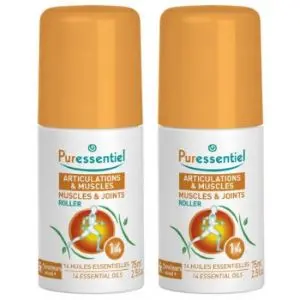 Puressentiel Roller Articulations & Muscles Aux 14 huiles 2x75 ml