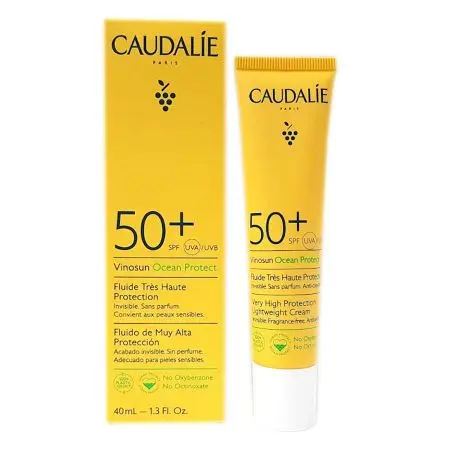 Caudalie Vinosun Fluido Spf50+ 40ml - Pharmacie Agnès Praden à Alès