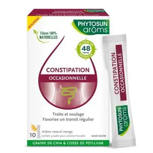 Phytosun Aroms Constipation Occasionnelle Arôme Naturel Orange x10 Sachets