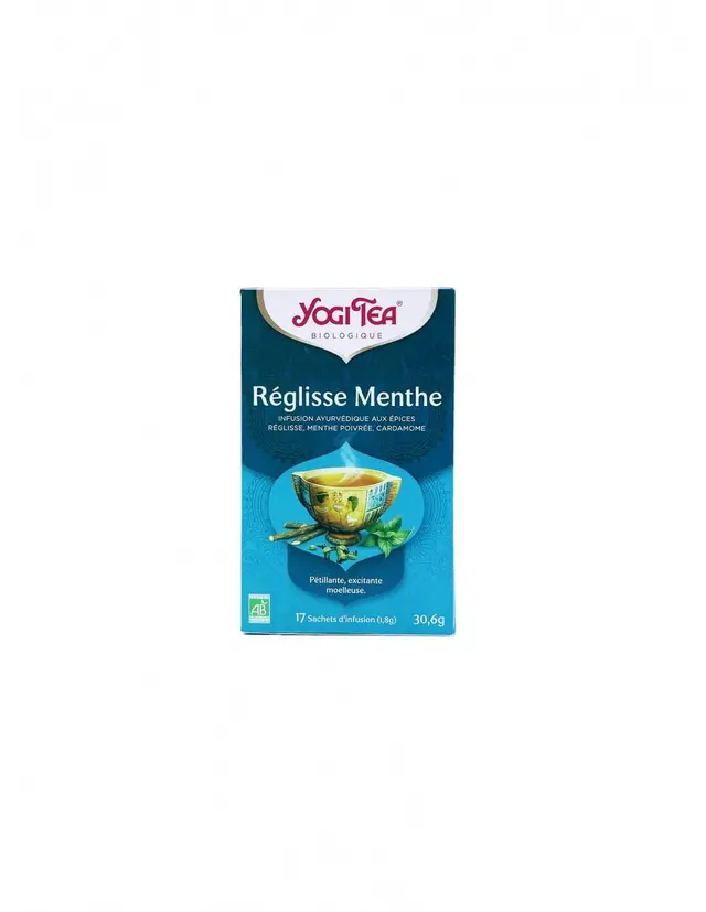 Yogi Tea Infusion Réglisse Menthe Bio 17 sachets