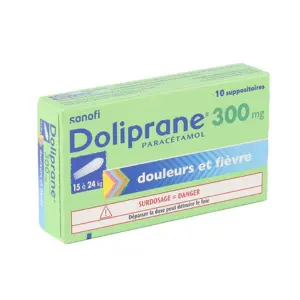 Sanofi Doliprane 300 mg 10 Suppositoires