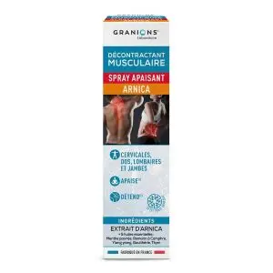 Laboratoire des Granions Décontractant Musculaire Spray Apaisant Arnica 100ml - Pharmacie Agnès Praden à Alès