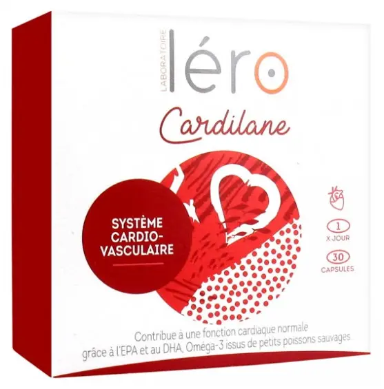 Léro Cardilane Oméga-3 30 Capsules - Pharmacie Agnès Praden à Alès