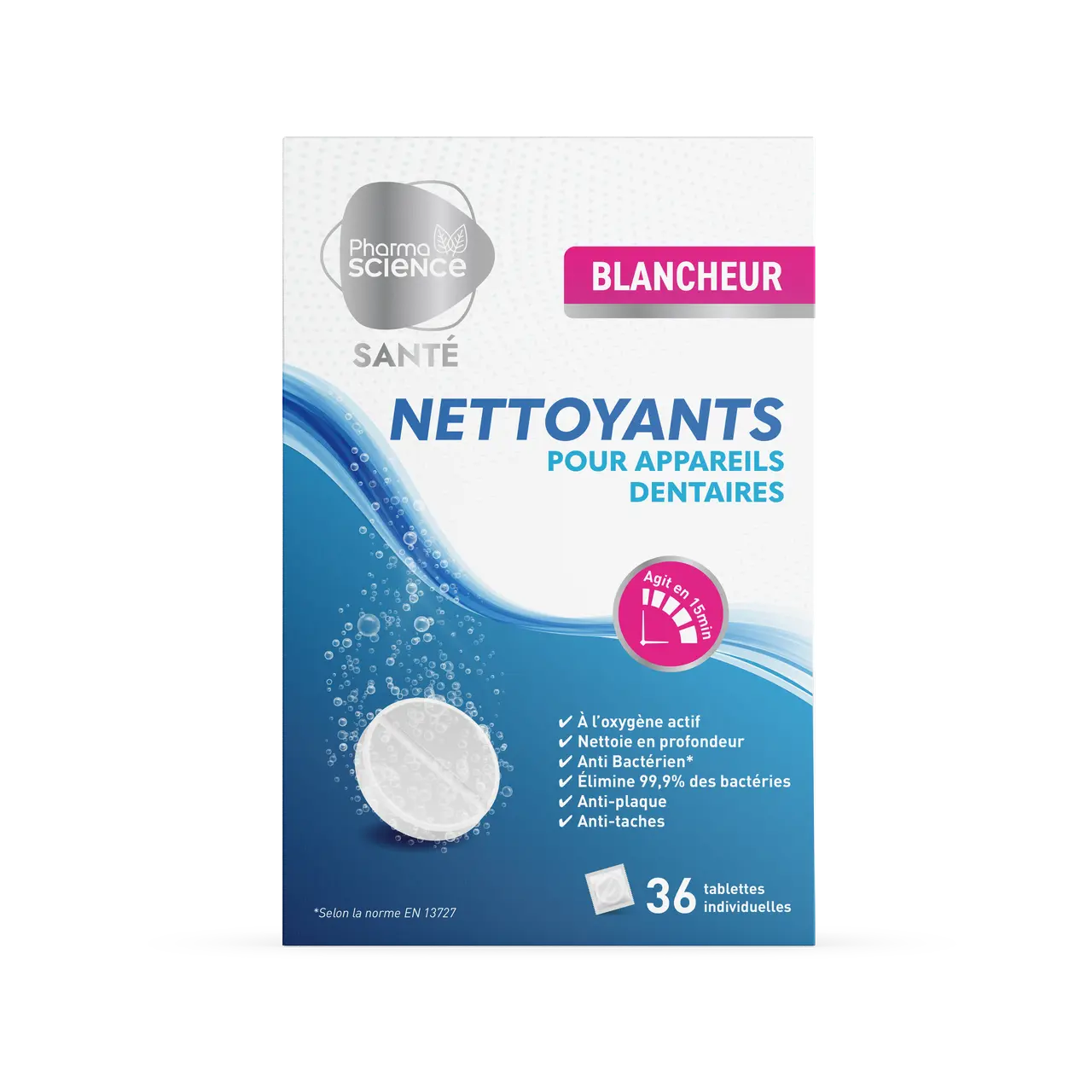 Pharmascience Nettoyants pour Appareils Dentaires x 36 - Pharmacie Agnès Praden à Alès