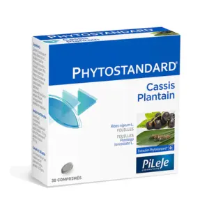 Pileje Phytostandard Cassis / Plantain 30 comprimés