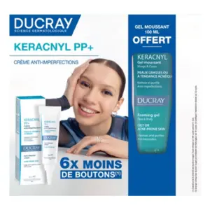 Ducray Keracnyl PP Coffret Gel 100 ml offert