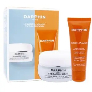 Darphin Pharmaset L'Essentiel Solaire - HydraSkin Light Gel Crème Hydratation Continue 30ml + Soleil Plaisir Crème Solaire Protection Visage 50ml