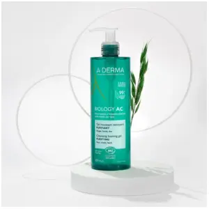 A-Derma Biology AC Gel Moussant Nettoyant Purifiant 400ml - Pharmacie Agnès Praden à Alès