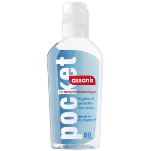 Assanis pocket gel antibactérien 80ml