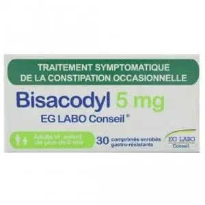 Eg Labo Bisacodyl 5 mg 30 Comprimés