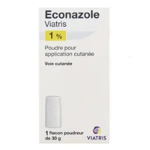 Mylan Econazole 1% Poudre Flacon 30g - Pharmacie Agnès Praden à Alès