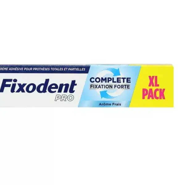 FIXODENT Pro Complete Crème Adhésive Pour Prothèses Totales & Partielles Fraîcheur 70,5 g