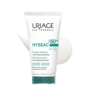 Uriage Hyséac Fluide Matifiant Spf 50+ 50ml - Pharmacie Agnès Praden à Alès