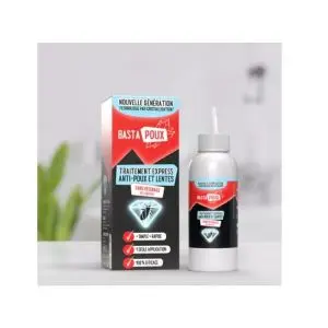 PediAct Basta Poux Traitement Express Anti-Poux/Lentes 100 ml
