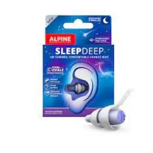 Alpine Bouchons d'Oreilles Sleep Deep Taille M / L