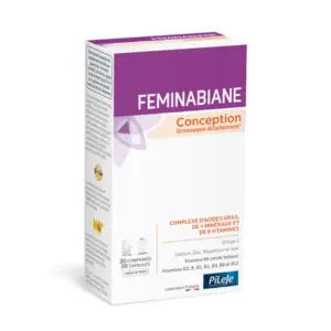 Pileje Féminabiane Conception 30 comprimés+30 capsules - Pharmacie Agnès Praden à Alès