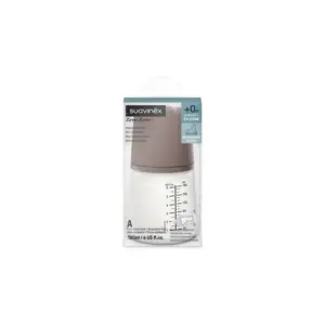Suavinex Biberon Anti-Colique Zero.Zero 180 ml Débit Lent (S) +0 mois