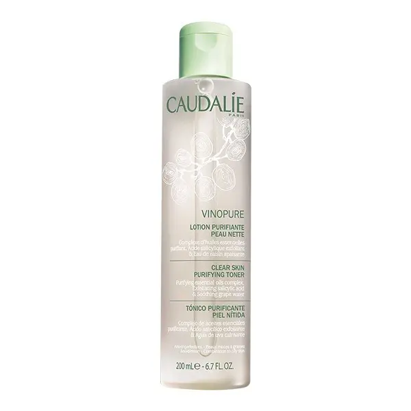 Caudalie Vinopure Lotion Purifiante Peau nette 200 ml - Pharmacie Agnès Praden à Alès