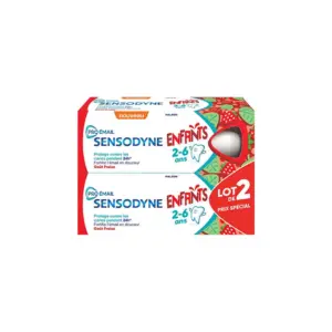 Sensodyne Pro-Email Dentifrice Enfant 2-6 ans Lot 2 - Pharmacie Agnès Praden à Alès