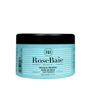 RoseBaie Kératine Huile de Ricin Masque 500ml