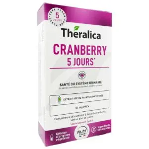 Theralica Cranberry 5 Jours 15 Gélules
