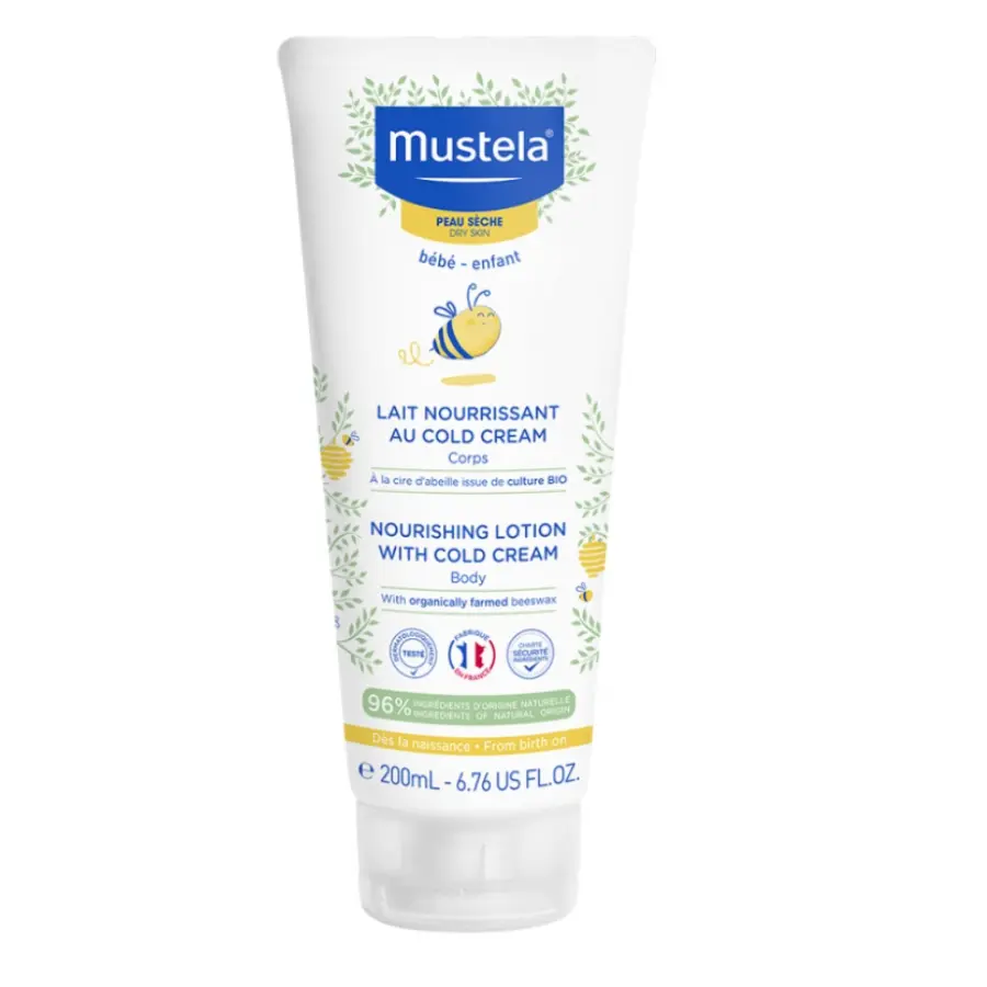 Mustela Cold Cream Lait Nourrissant 200 ml - Pharmacie Agnès Praden à Alès