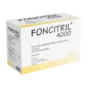 Serp Foncitril 4000 Alcalinisation des Urines 30 Sachets