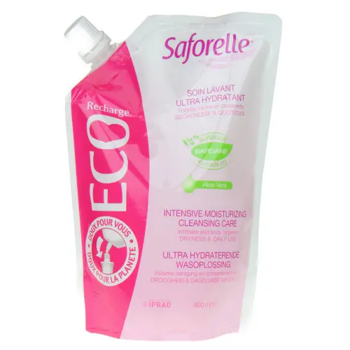 Saforelle soin lavant ultra hyd eco 400ml