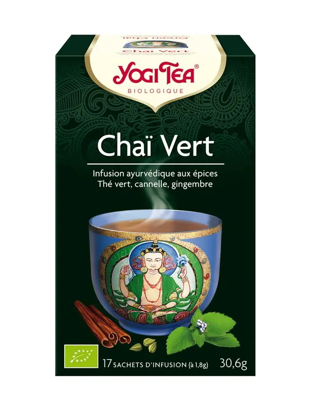Yogi Tea Chai Vert 17 sachets