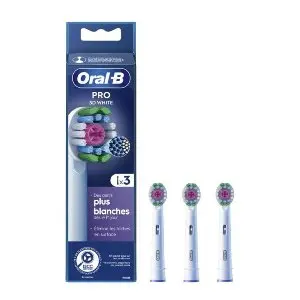 Procter & Gamble Oral-B Pro 3D White 3 Brossettes de Rechange
