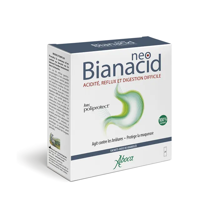 Aboca Neobianacid 20 sachets dose de granules - Pharmacie Agnès Praden à Alès