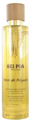 Hei Poa Soins Corps Trésor de Polynésie Huile Sèche Multi-Fonctions 100 ml