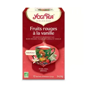 Yogi Tea Infusion Fruits Rouges à La Vanille 34G