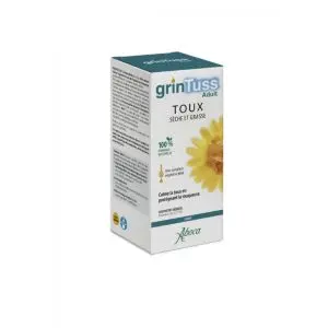 Aboca GrinTuss Adulte Toux Sèche et Grasse - 180 g