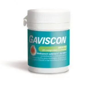 Reckitt Gaviscon Menthe 20 Comprimés à Croquer