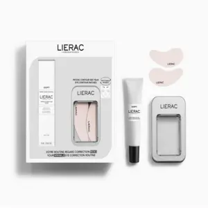 Lierac Routine Regard Correction Rides Crème + Patchs - 15ml