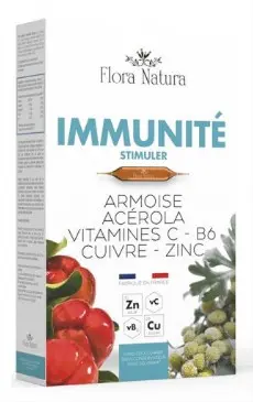 Flora Natura Immunité stimuler 20 ampoules