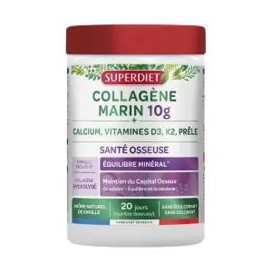 Super Diet Collagène Marin 10g Santé Osseuse & Équilibre Minéral 210g - Pharmacie Agnès Praden à Alès