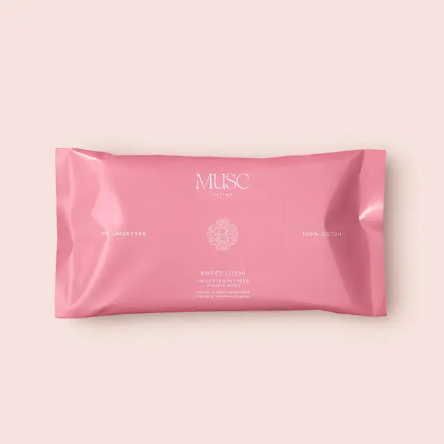 Musc Intime Lingettes Intimes Sweet Litchi 30 Unités