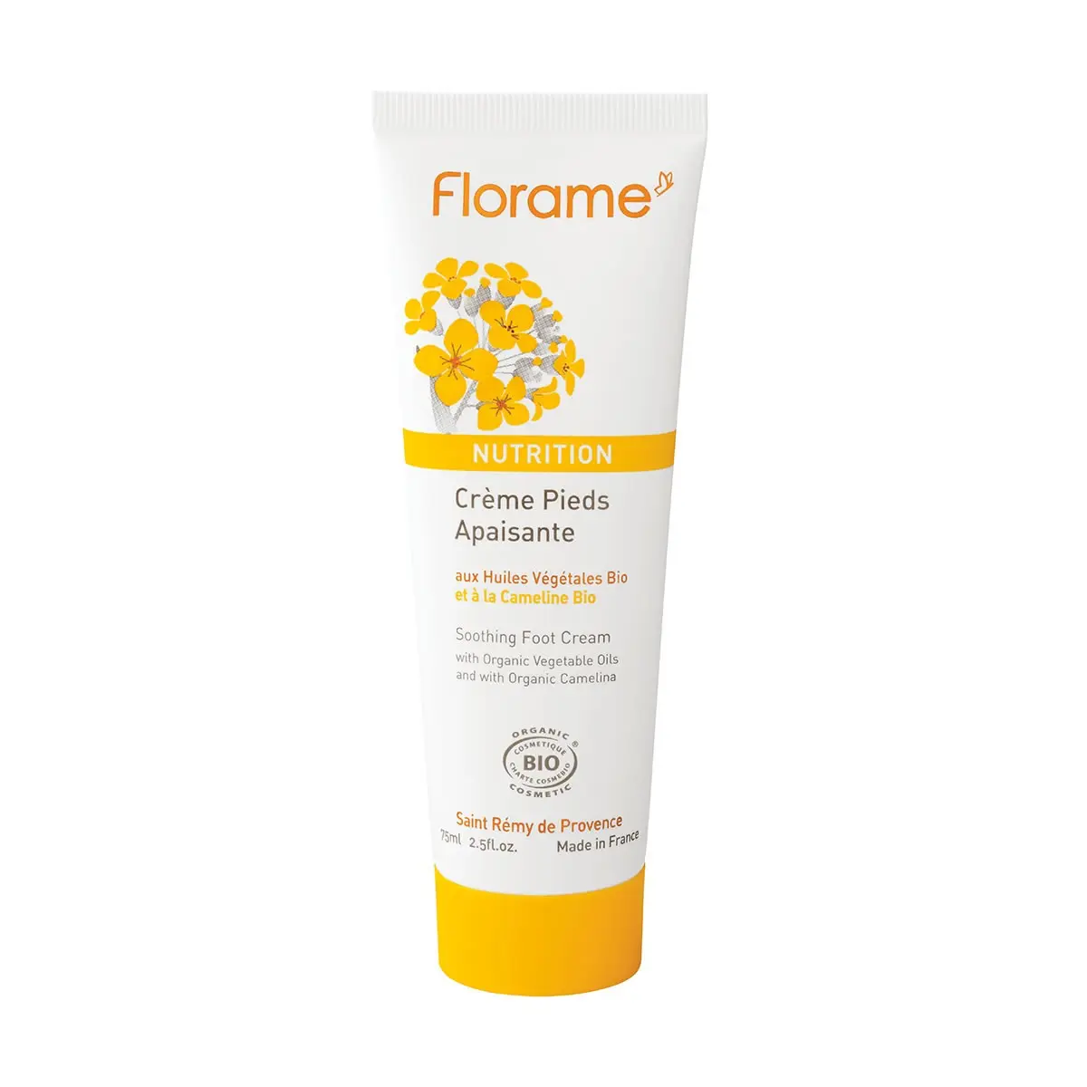Florame crème pieds apaisante 75ml - Pharmacie Agnès Praden à Alès