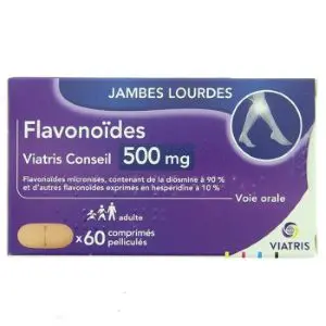 Mylan Flavonoides 500 mg 60 Comprimés