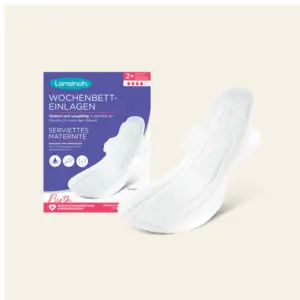 Lansinoh Serviettes Maternité 2+ 12 Serviettes