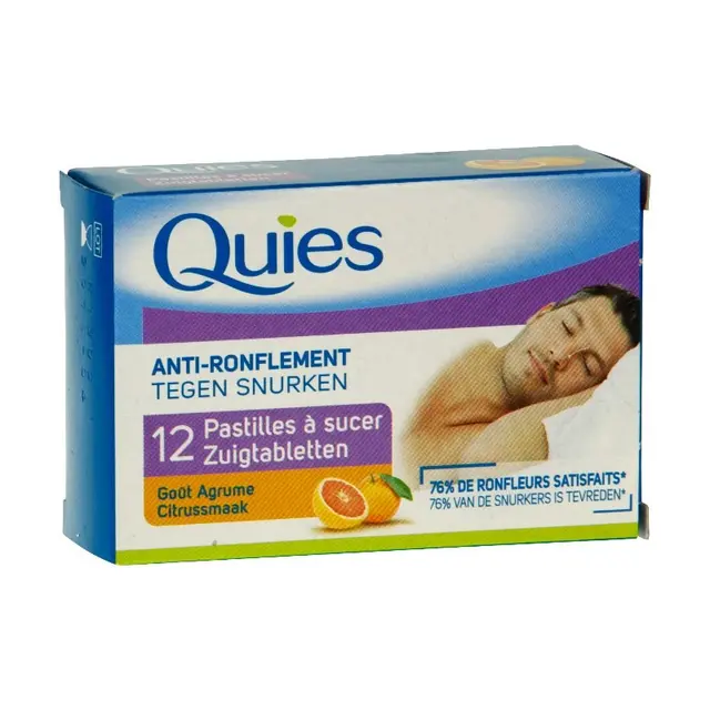 QUIES PAST SUC ANTI-RONFLEM AGRUMES B/12