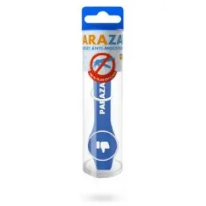 Parazap Bracelet Anti-Moustiques aux Huiles Essentielles - Couleur : Bleu