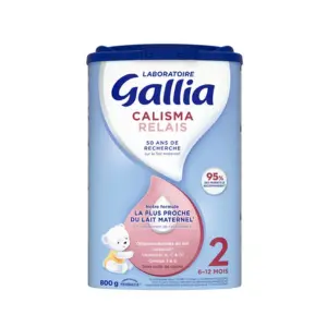 Gallia Calisma Relais 2 Lait 6 - 12 mois 800 g