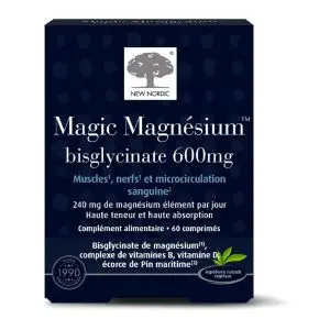 New Nordic Magic Magnésium Bisglycinate 60 Comprimés