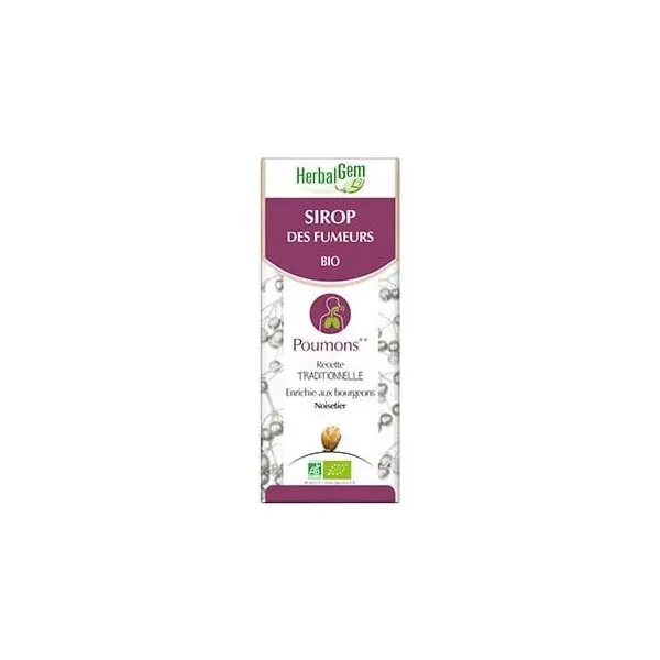 HERBALGEM SIROP DES FUMEURS BIO 150ML