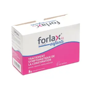 Forlax 4 g poudre pour solution buvable 20 sachets FORLAX 4G PDR SBUV 20SACH-DOSES